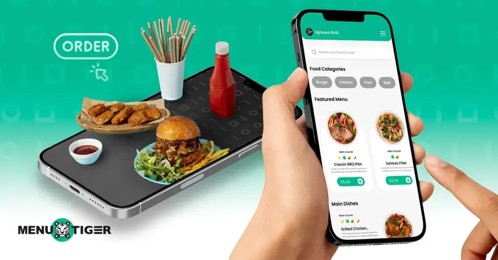 Online shopping header