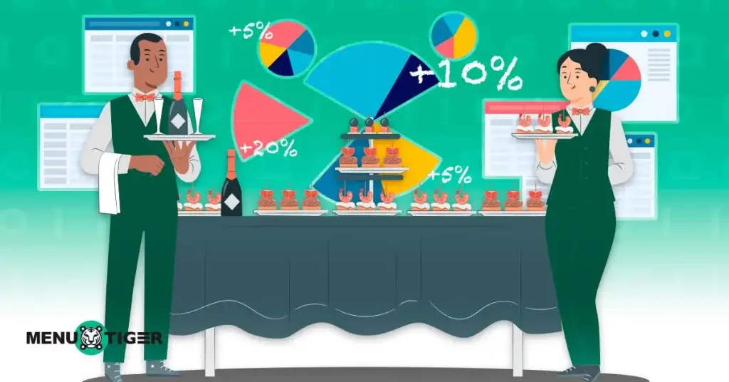 Catering service vector art